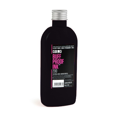 Grog Buff Proof Ink Black 200ml